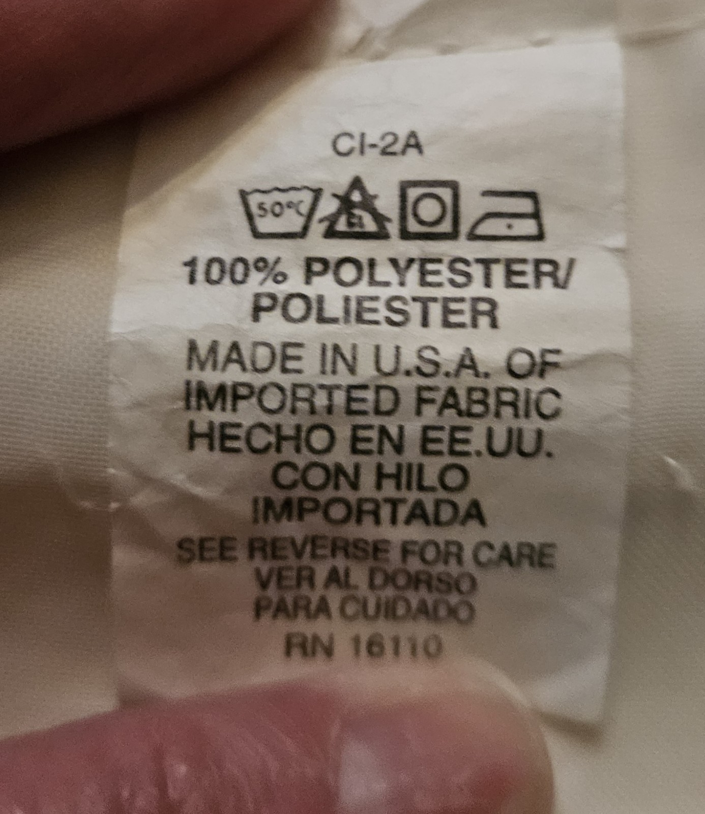 Vtg Solid Off-White Sheer Polyester Pinch Pleat 32″x81″ Single Curtain Panel USA