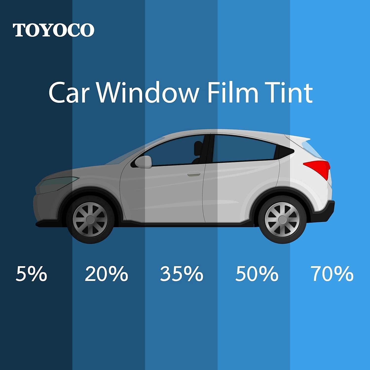 Window Tint Film for Cars 35% VLT 24in x 15Ft Ceramic Window Tints, Blocks 99% U