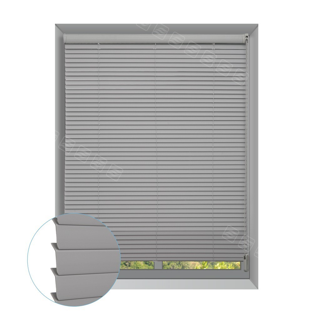 1 Inch Mini Blind Single Touch Corded Window Shades in Choose Size Customize-C