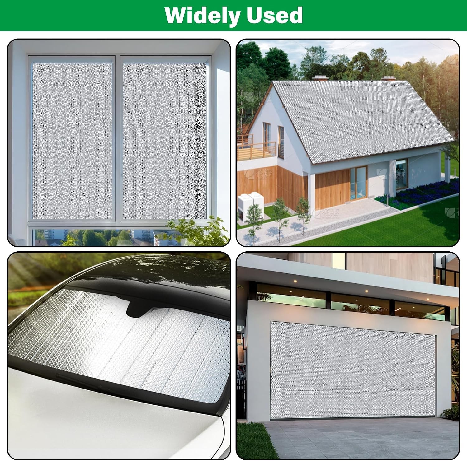 Insulation Weatherproof Garage Door Cover for Windows RV Basement Winter Summer