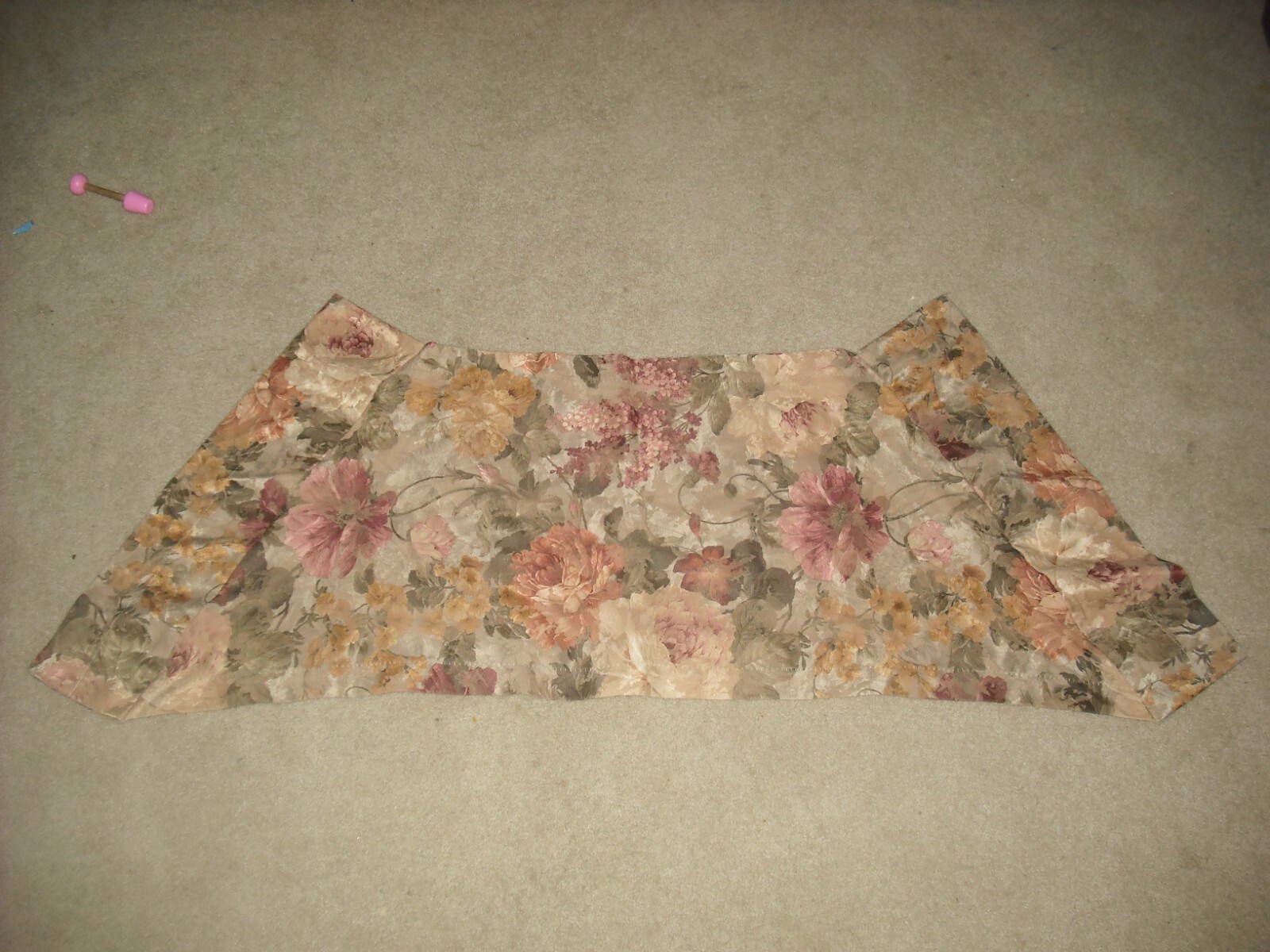 Burlington Monaco Valance Floral 18″ Long Rod Pocket