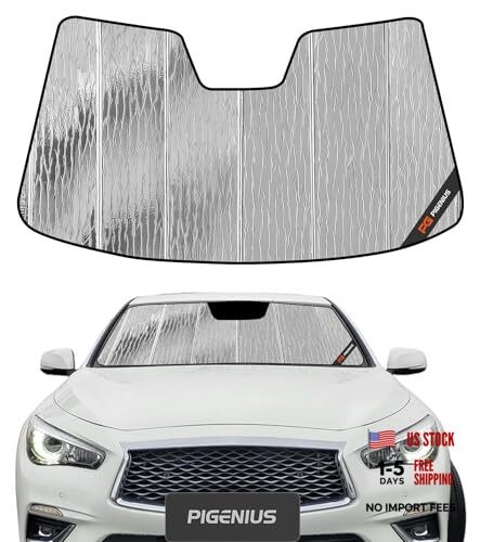 Windshield Sun Shade for Infiniti Q50 2014 2014-2024 Q50 Silver(AstraGuard)