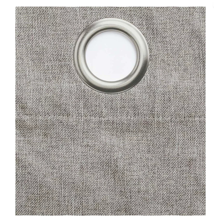 Madison Double-Blackout Grommet Curtain Pair, 40″W x 96″L per panel Stone Grey