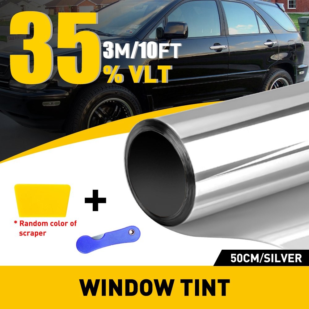 One Way Mirror Window Film Heat UV Reflective Tint Privacy Foil for Home Office