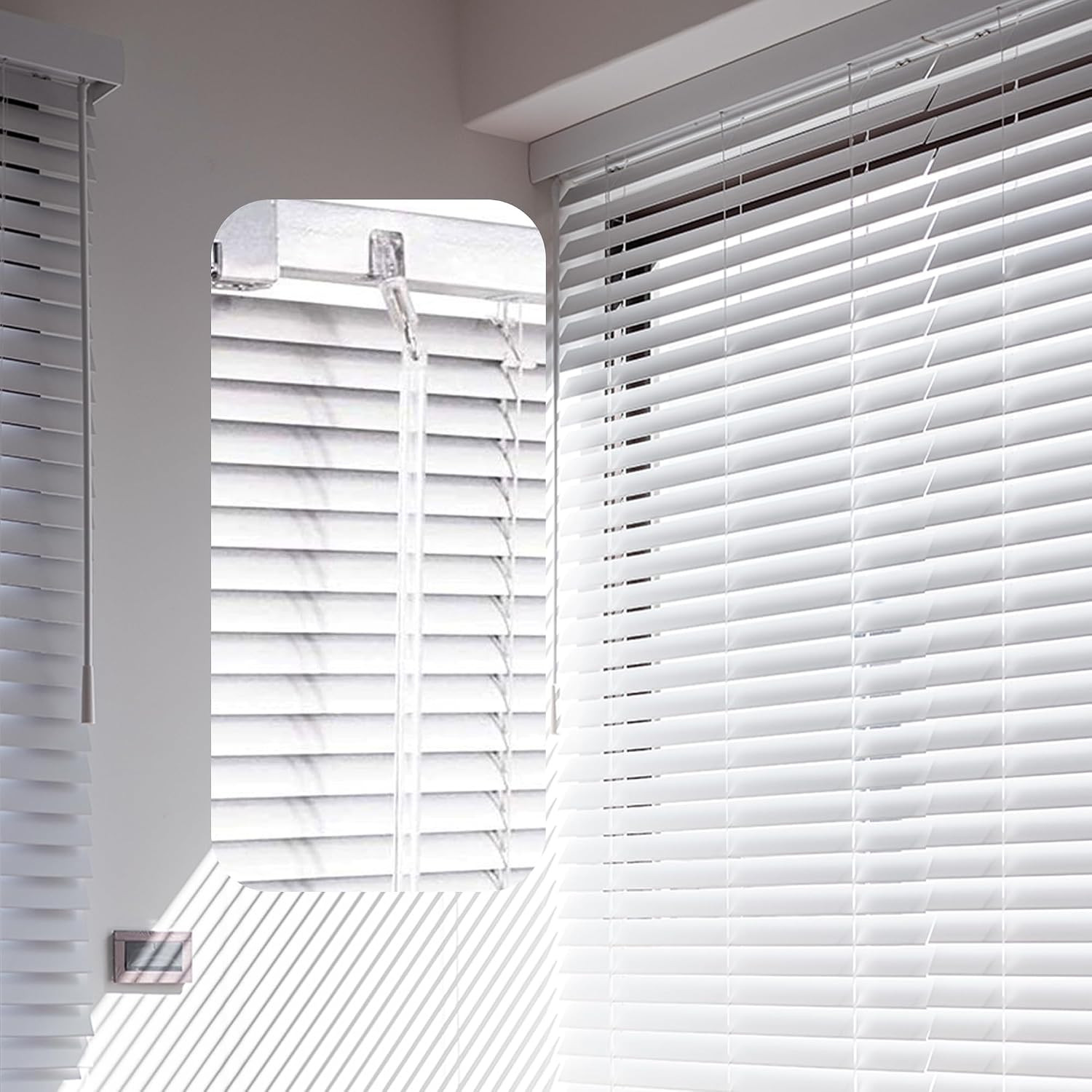 2PCS Wand Tilter for 2 Inch Horizontal Blinds, Low Profile Tilt Mechanism