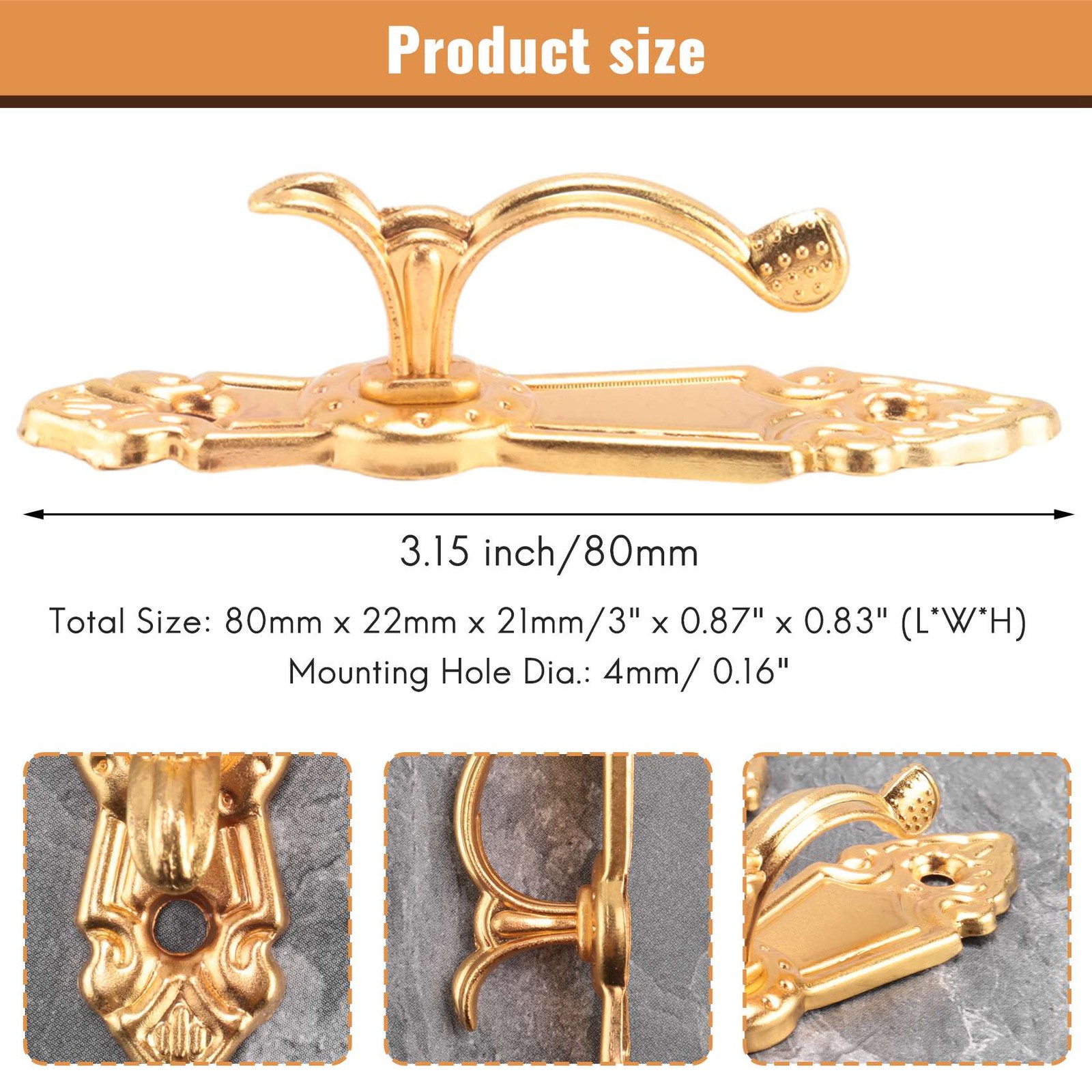 Screw Mount Curtain Tassel Tie Back tieback Wall Hooks 2PCS D6K59980