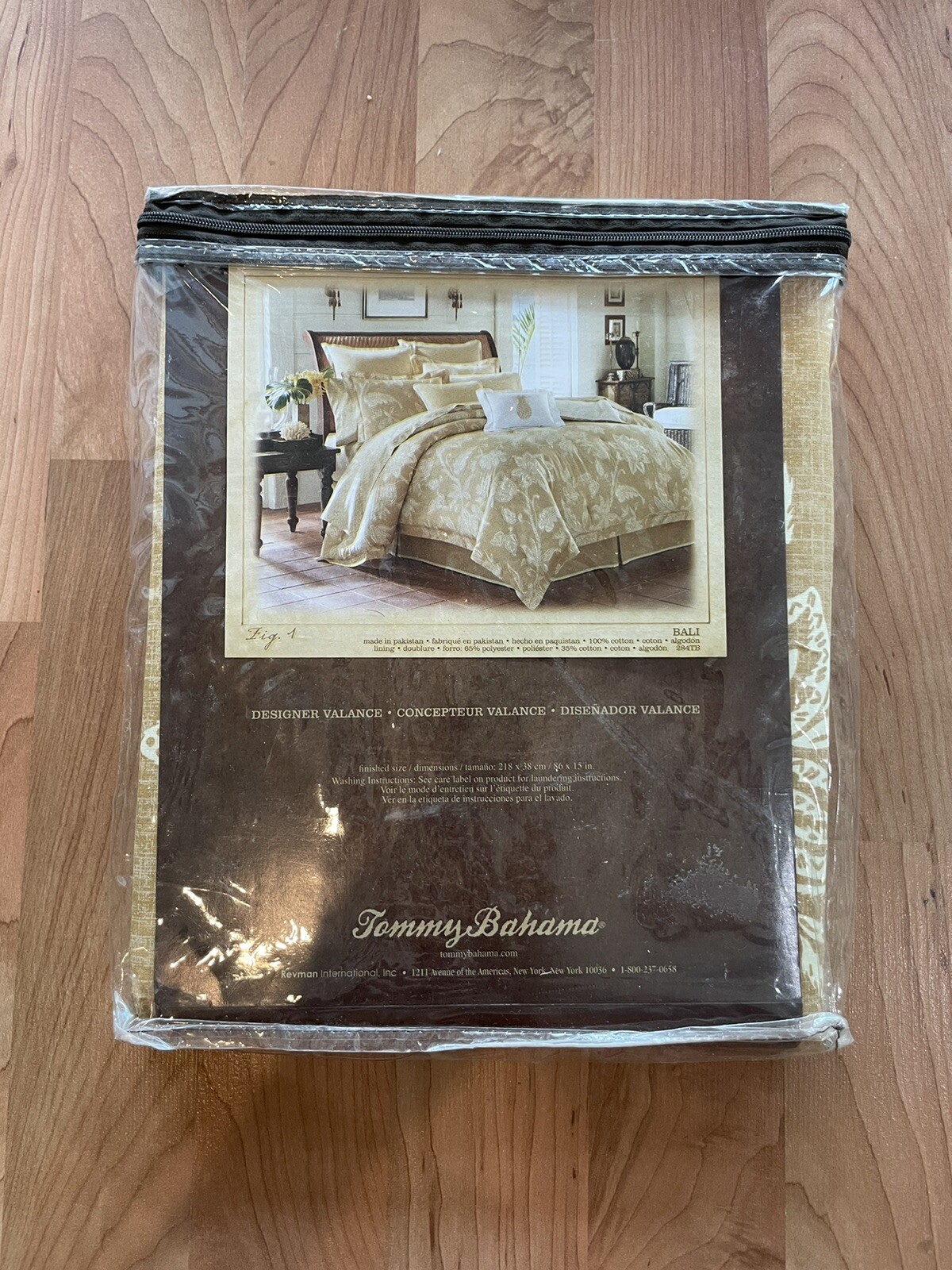 TOMMY BAHAMA Designer Valance Bedding Accessory Bali Style