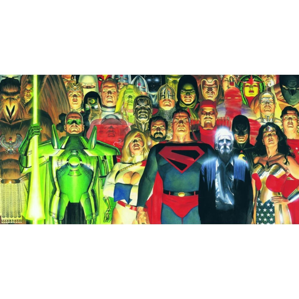 Justice League Wall Mural 8 Panel 12ft x 6ft by ALEX ROSS BRAND NEW