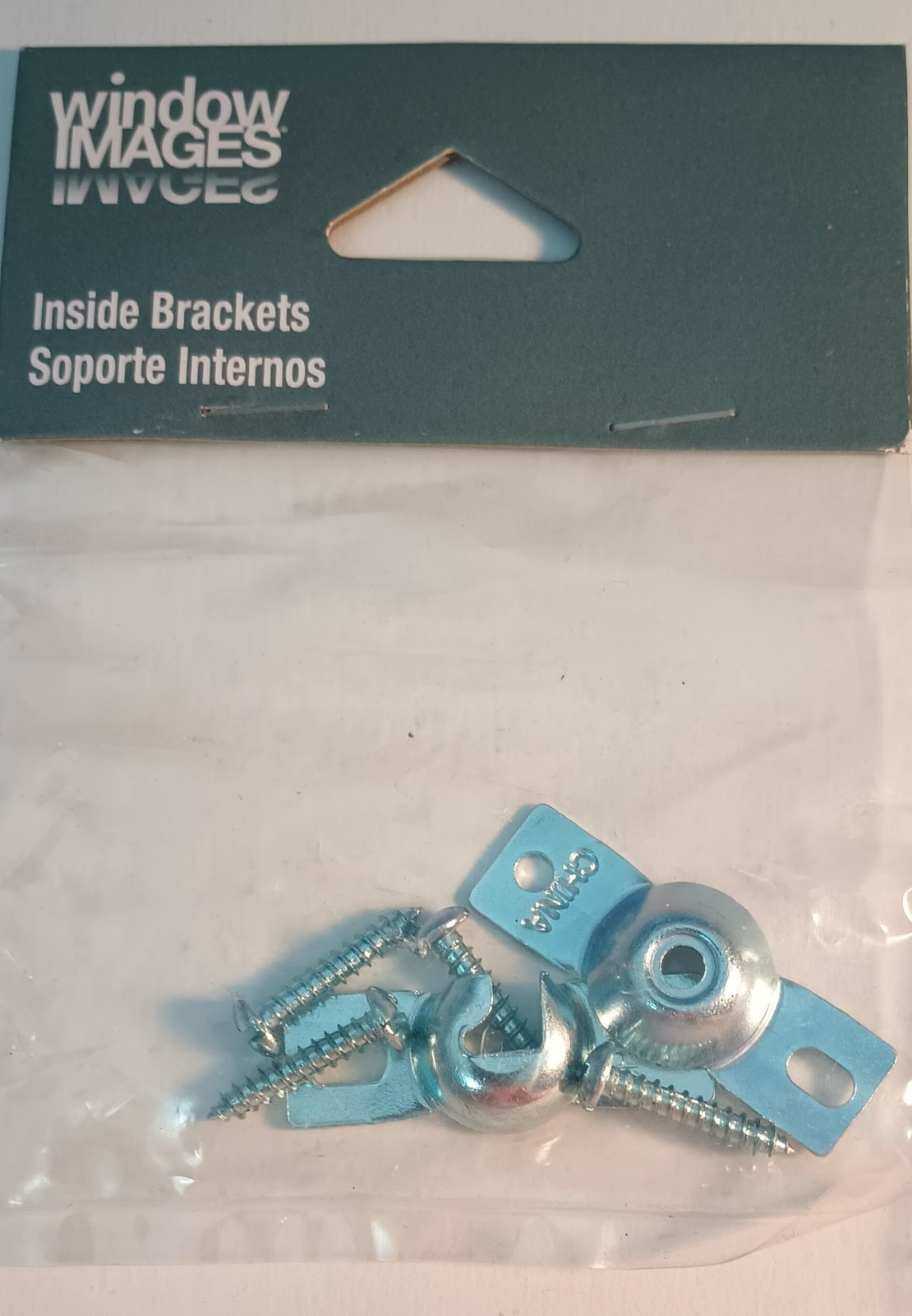 Roller Shade Brackets Inside and Outside Window Frame Mount w/ Screws Lot of 2