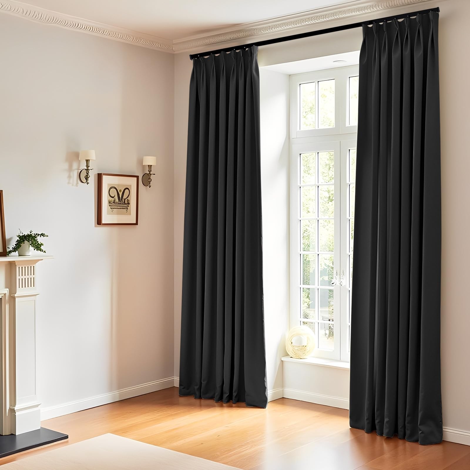 Makefeile Pinch Pleated Curtains Blackout Two Pages Pinch Pleated Drapes For