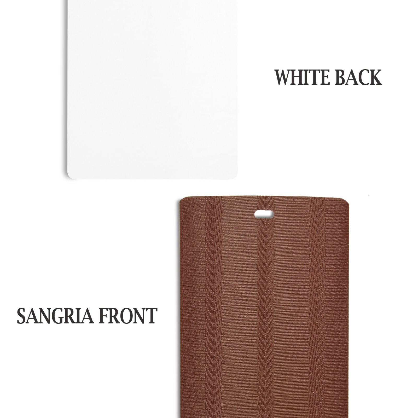 DALIX Barcelona Vertical Window Blind Premium Textured 5 Pack Qty / Sangria