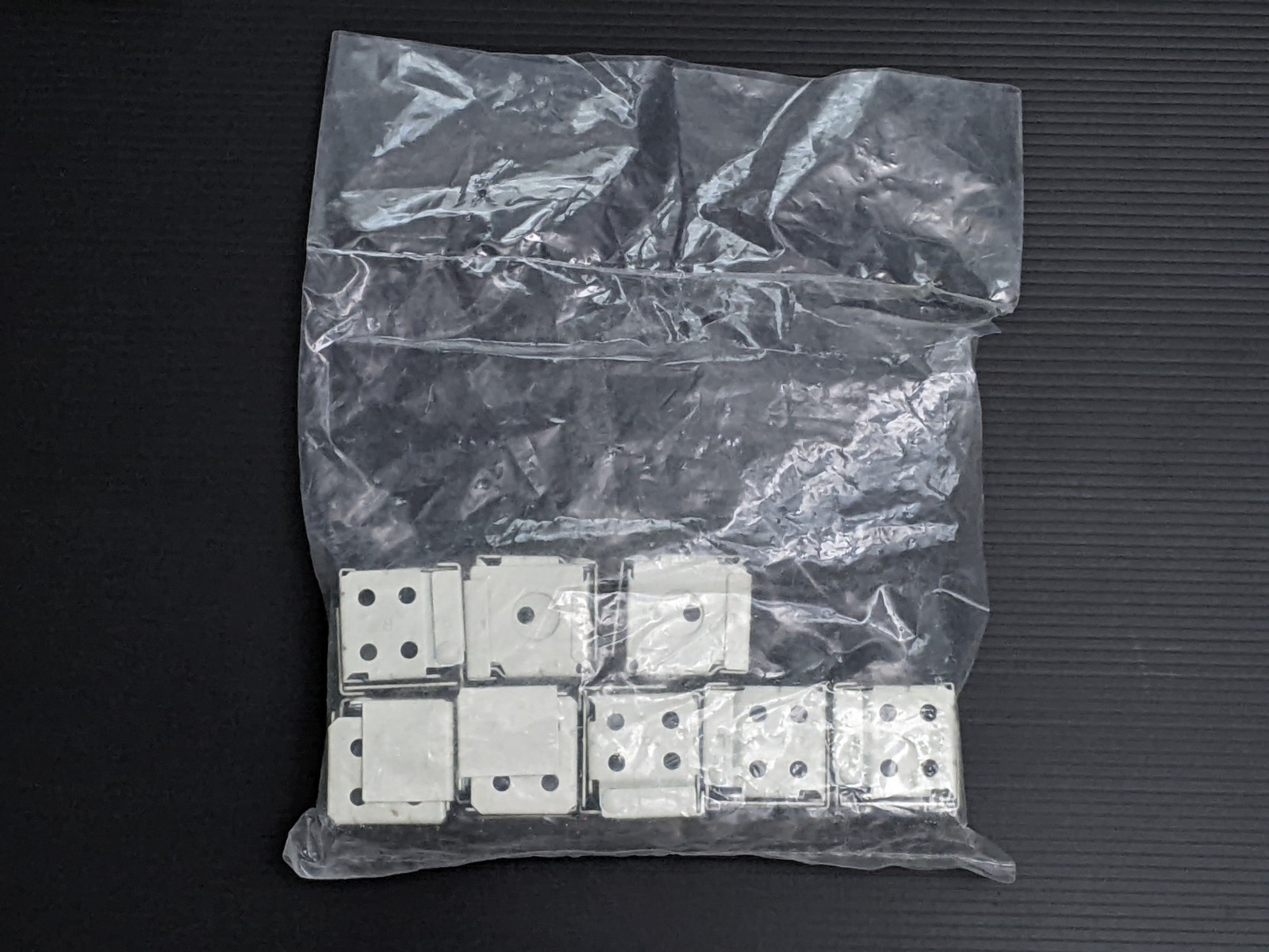 White Metal Bracket Mounts 1.5” for Mini Blinds: Lot of 28 Pairs (Left & Right)