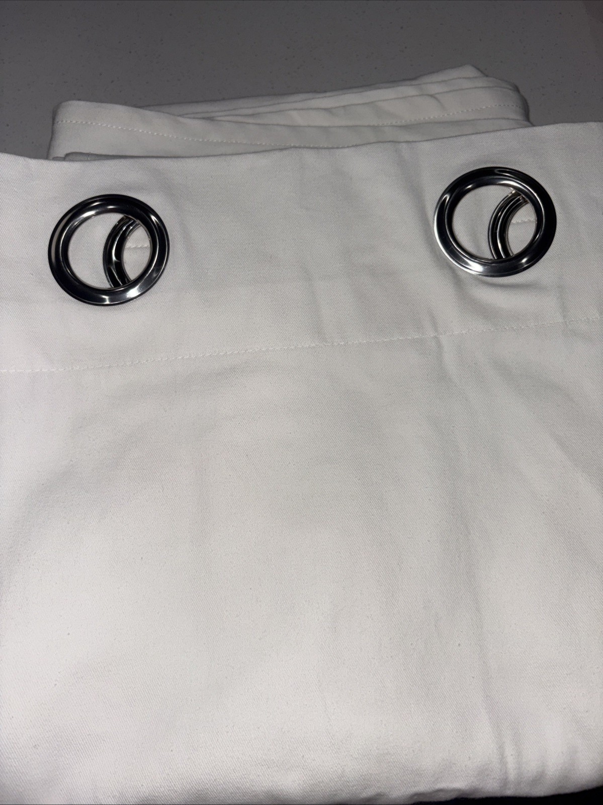 1 Pair Ikea Merete Grommet Top Curtains 57 X 98″. Beige