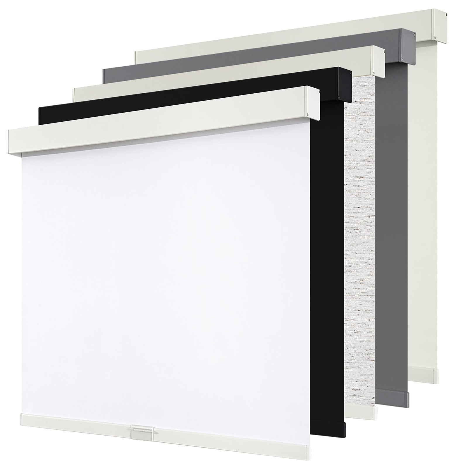Cordless Blackout Roller Shades Blinds for Windows Free-Stop,Pull Down Room D…