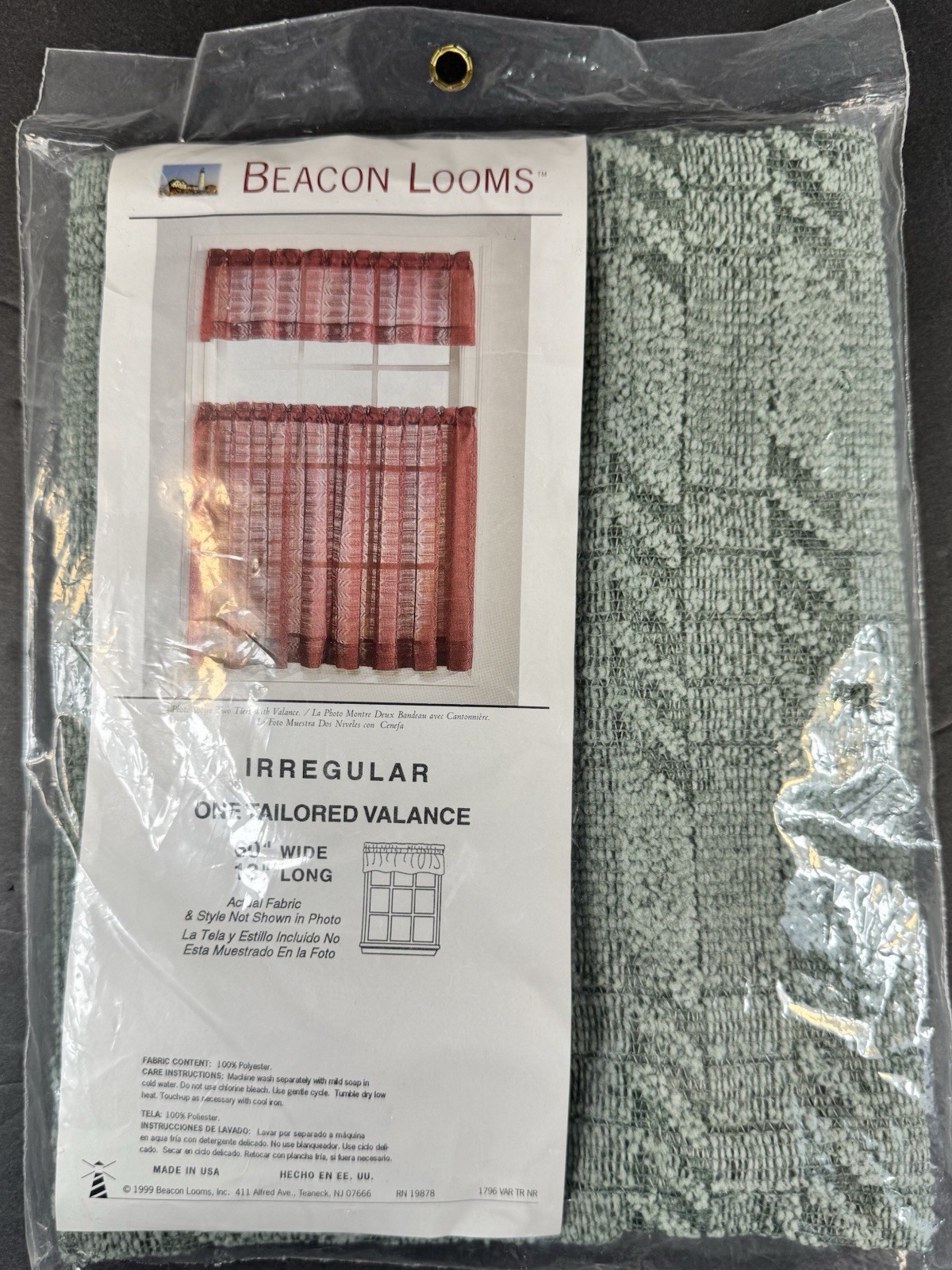 Beacon Looms Irregular One Tailored Valance 60 Wide X 13 Long