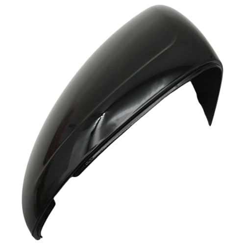 Black ABS Side Mirror Cap Replacement, Mirror Cap Trim Housing Black Left Side