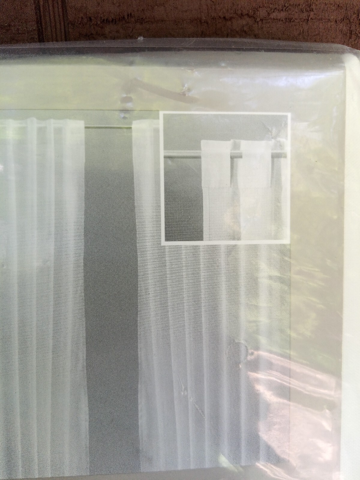 Ikea VIVAN White Curtain Panel Set 2 NEW 57 x 98″ NIP