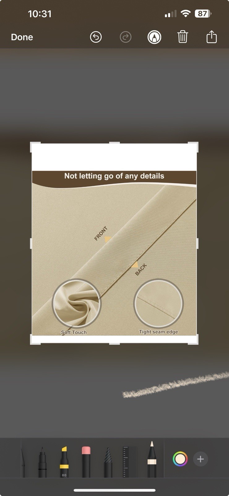Waterproof Outdoor Patio Curtains 6 Pcs 110×95 Inch Cream Privacy Weatherproof
