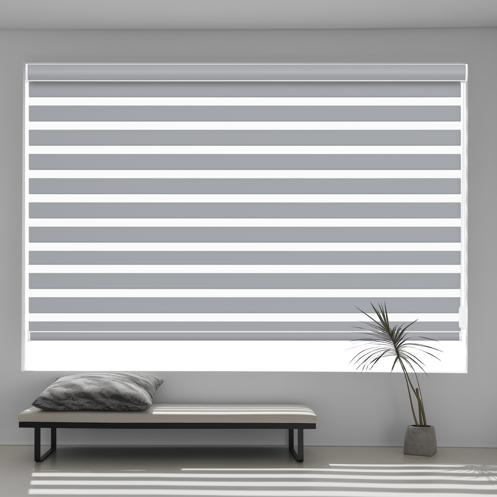 Changshade CUSTOM SIZE Dual Zebra Roller Blind Window Blind Day and Night