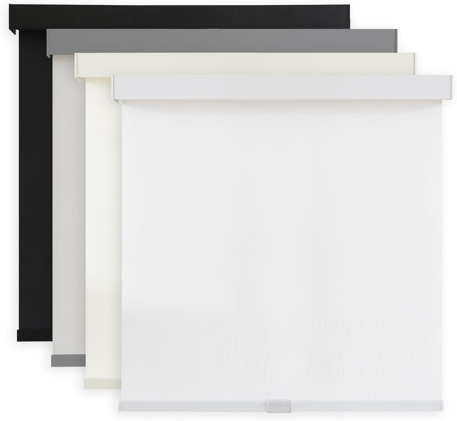 Light Filtering Roller Shades Cordless Blackout Blinds UV Insulated Window Co…