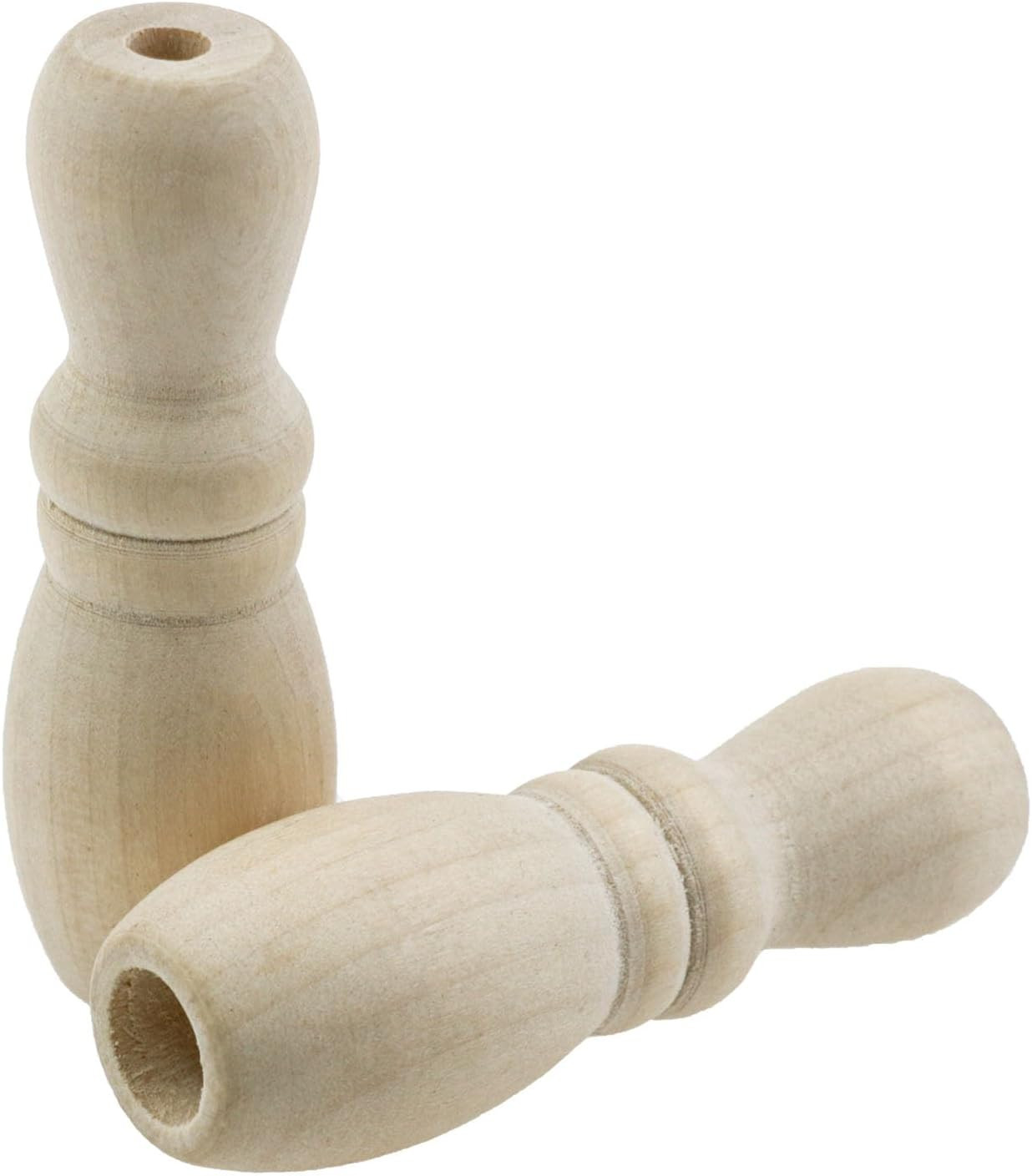 Wooden Blind Pull Cord Knobs Vase Tassels for Roman Aluminum Shades 6 Pack