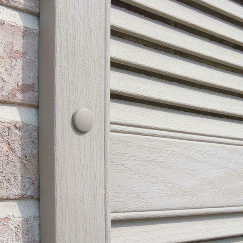 White 50 Pack Window Shutters Panel Peg Loks 3″ Shutter Fasteners Spikes Bulk