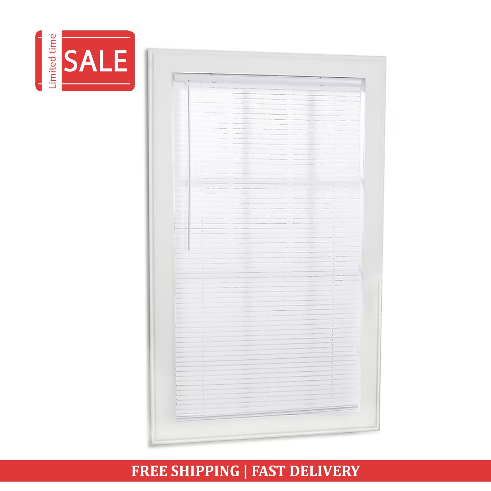 Window Shades – Cordless Mini Blinds Ajustabel to 64″ Long – 23″ Wide – 43 Inch