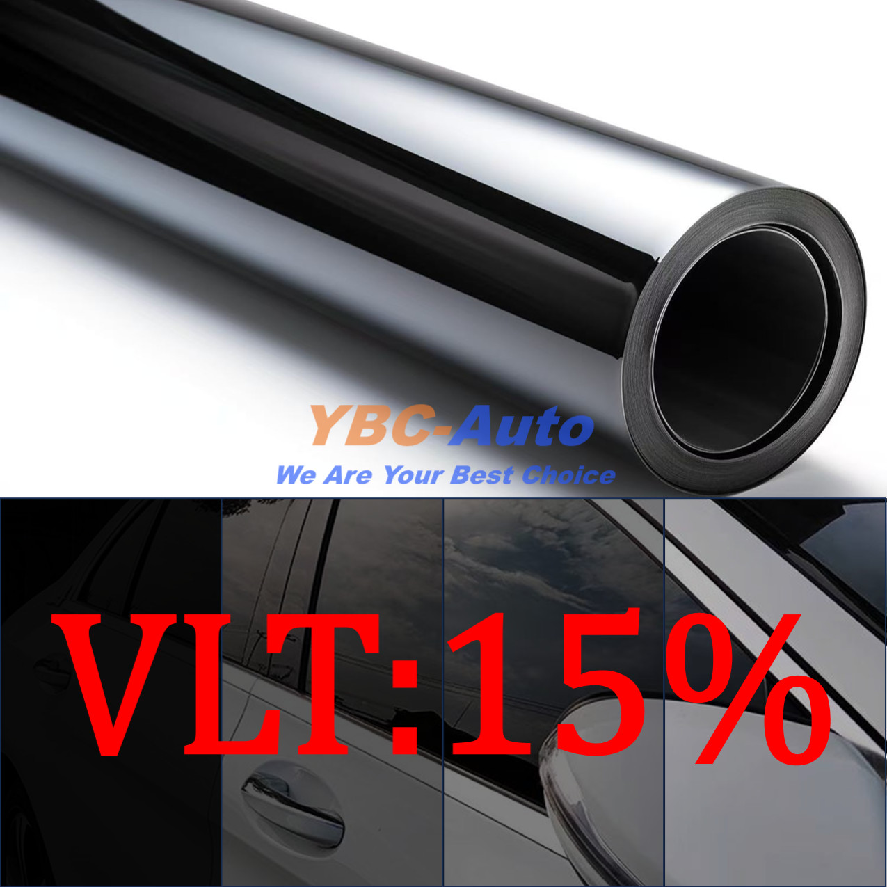 Uncut 20″x100′ FT Window Tint Film Roll Choose the Tint Shades 5%,15%,20%,35%