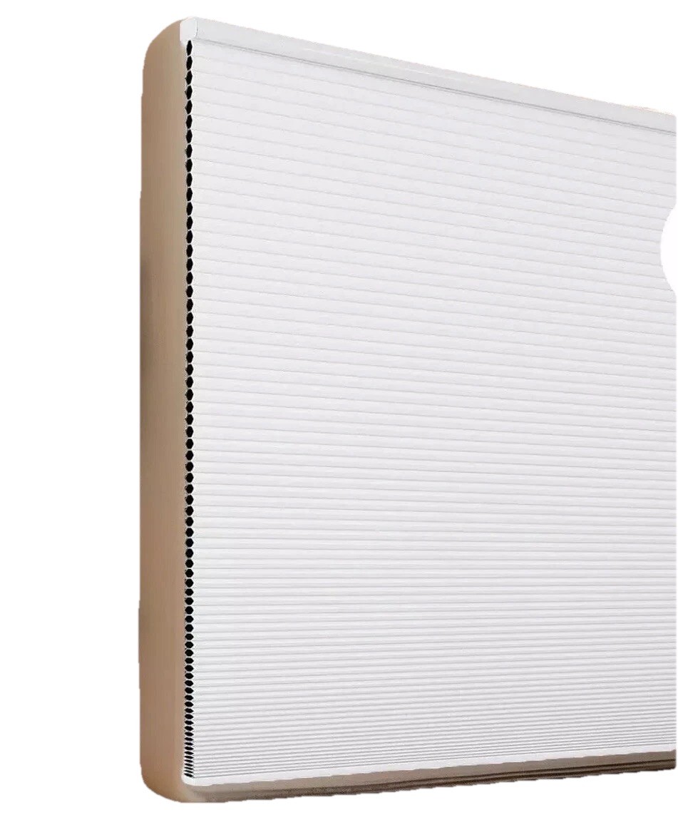 Blinds Cordless 1″ Vinyl Light Filtering 31 1/2 X 64 inch – White Mainstay {57}