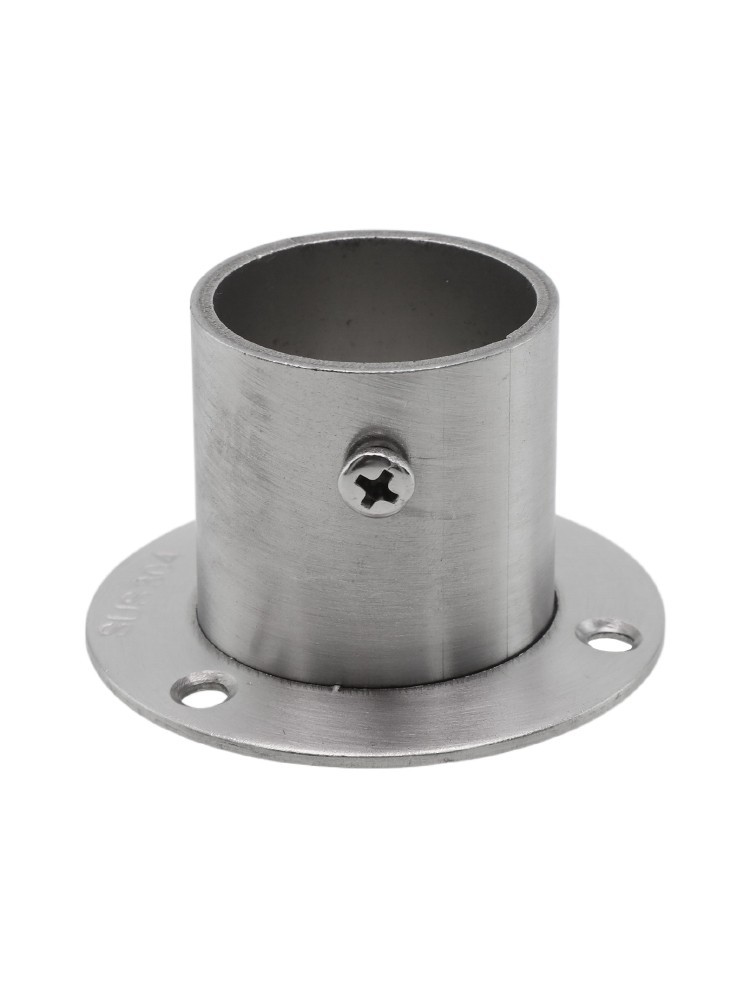 Polished Stainless Steel Flange for Secure Tube Connection Silver Color