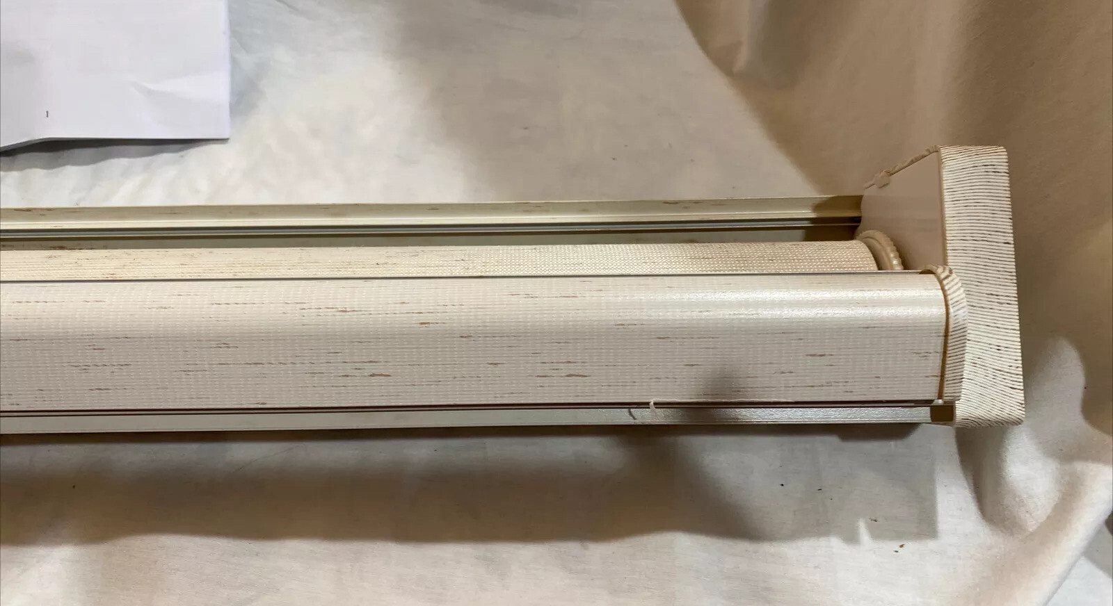 Cordless Sheer layered shade-24”x72”-natural by Universal Home Fashions