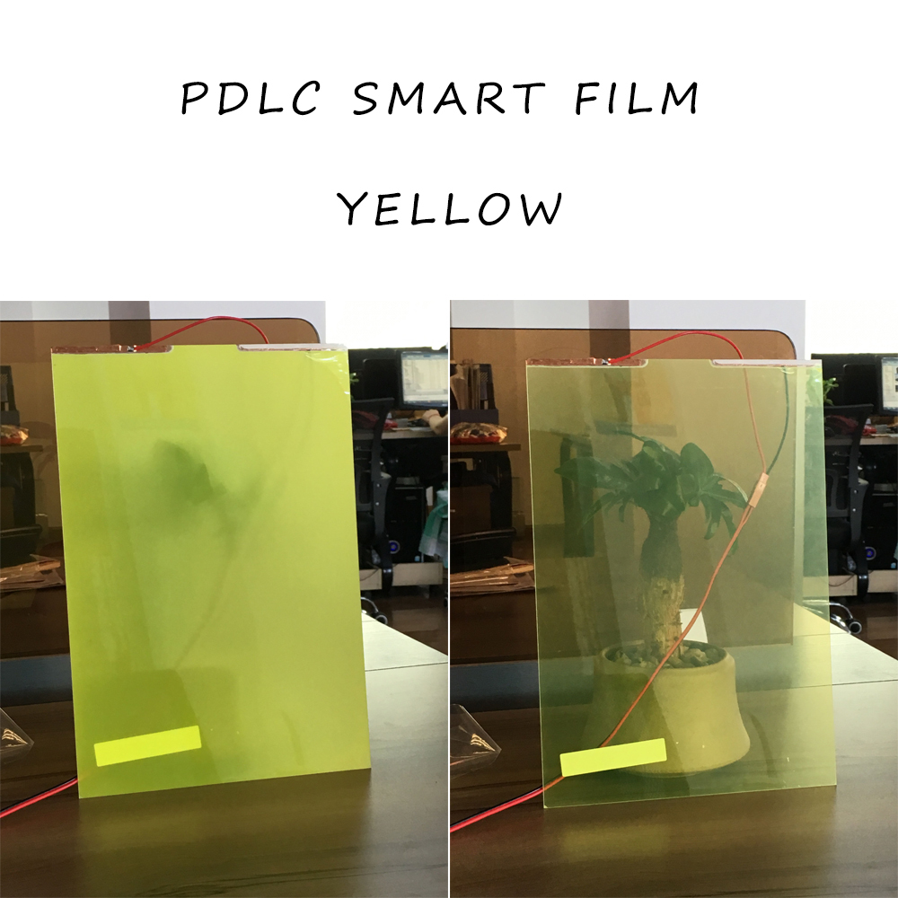 PDLC Piece 21×29.7cm Smart Film Glass Switchable Glass Electrochromic 6 Colors