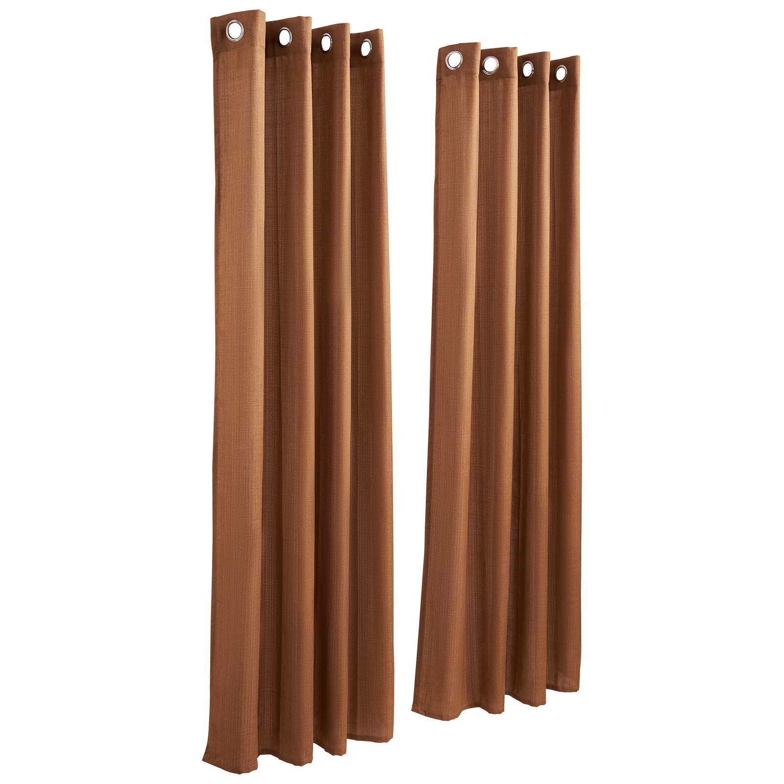 Uimoso Linen Blend Curtains 52 x 84 Inch Set of 2 Panels with Grommets