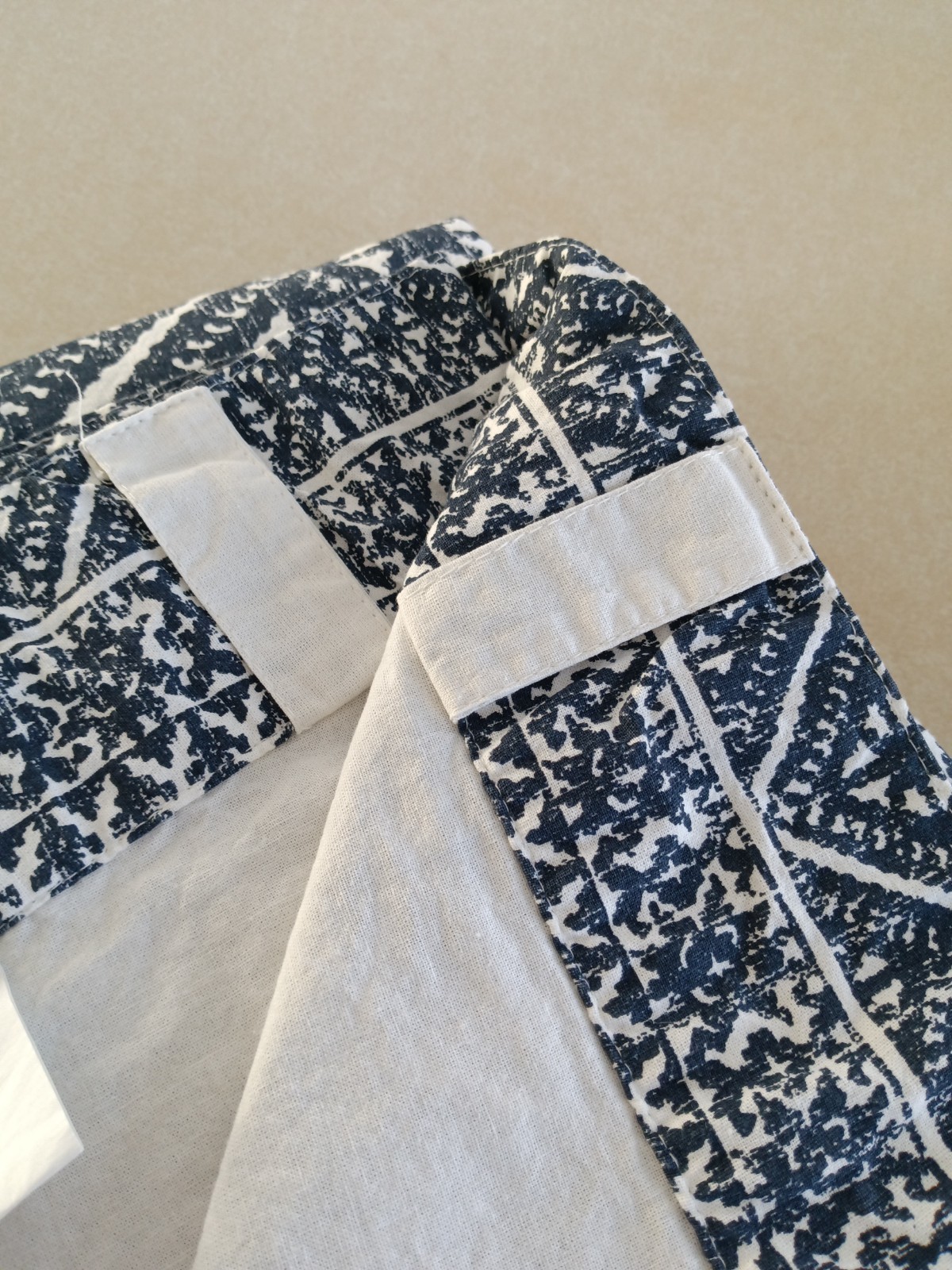 INK+IVY 100% Cotton 2 Panels Curtain Chenille 48”x 80” Geometric Boho Farmhouse