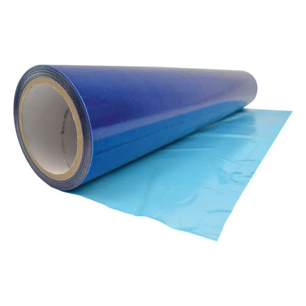 1.5 mil Thick Window Protection Film, 24 in Wide, 250 ft Length, Polyethylene,