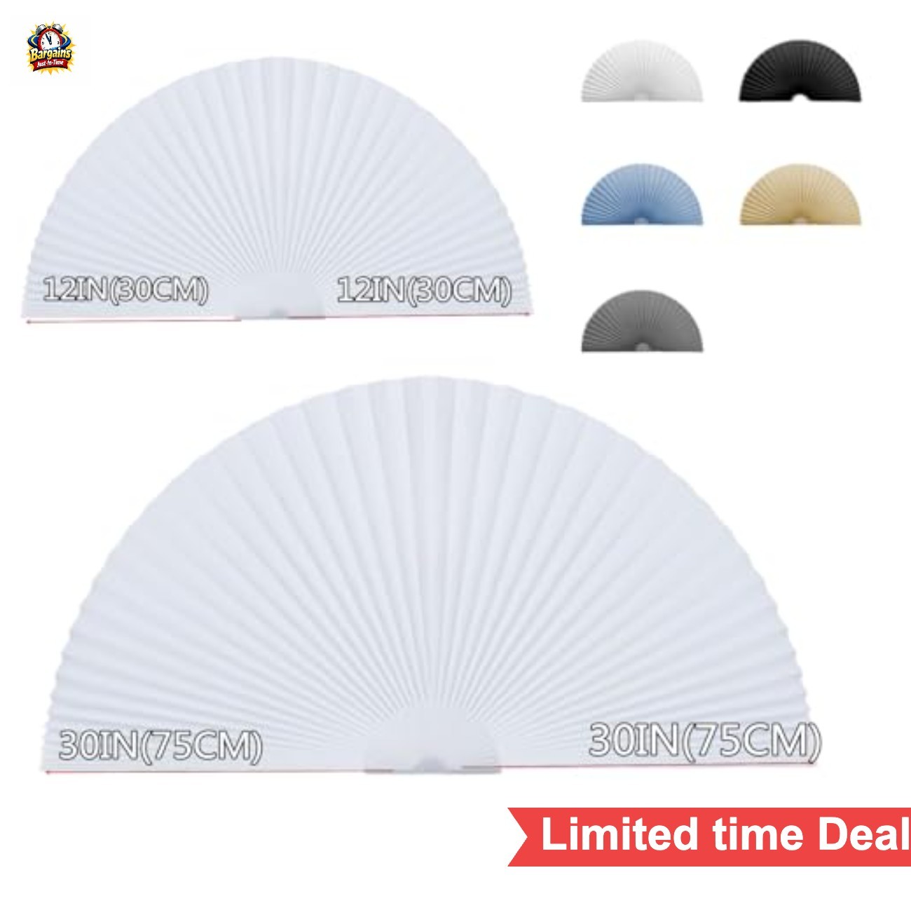 Arch Window Pleated Blinds Half Circle Non-Woven Cordless Self Adhesive Shade