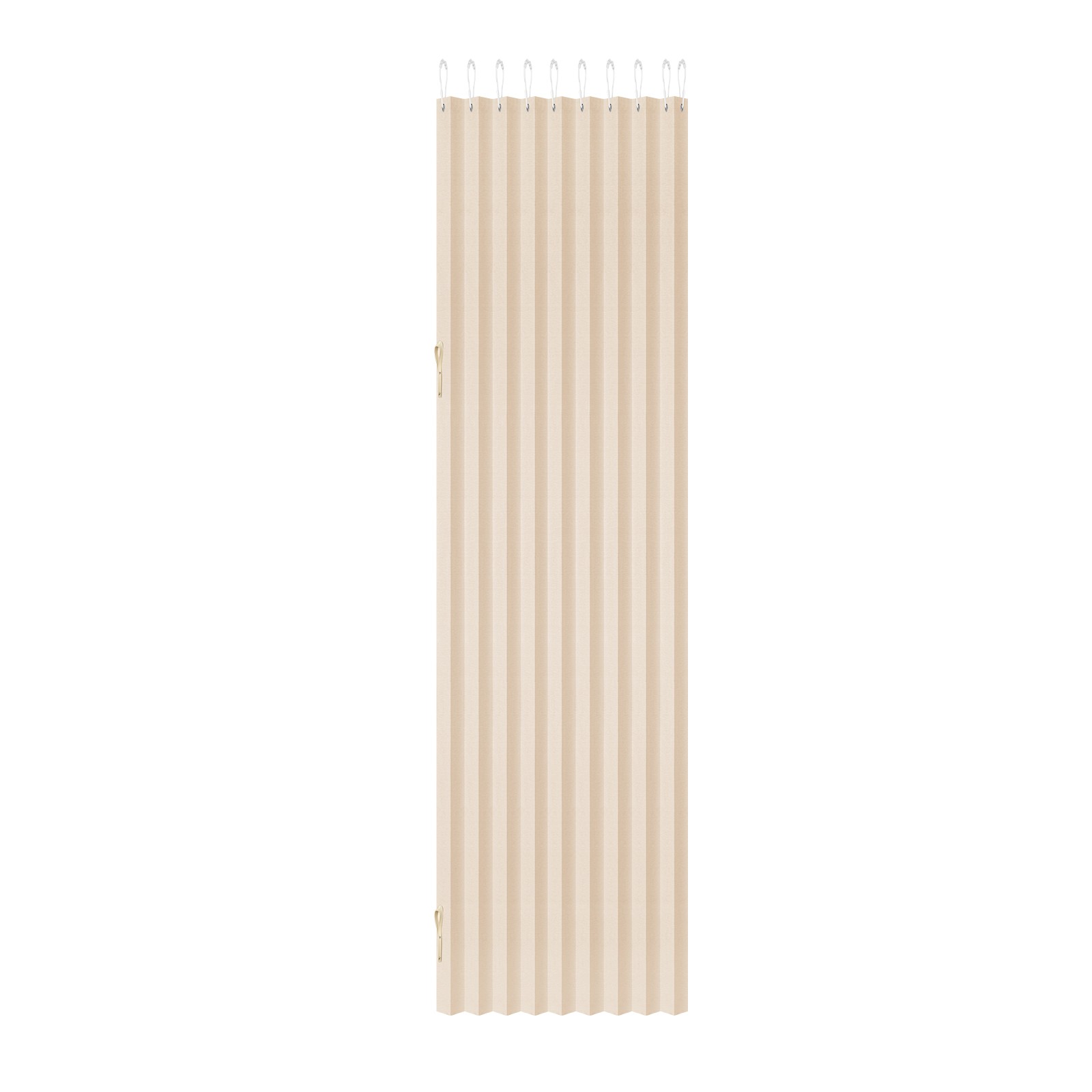 Uimoso Accordion Door with Blackout Fabric and Magnetic Closure, 47 x 78 Inches