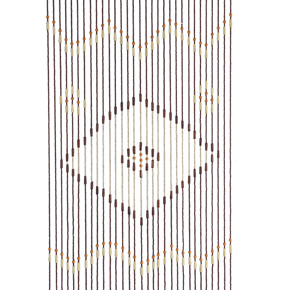 Bead Curtain, String Door Curtains Beaded Wooden Curtain 31 Line For Doorway