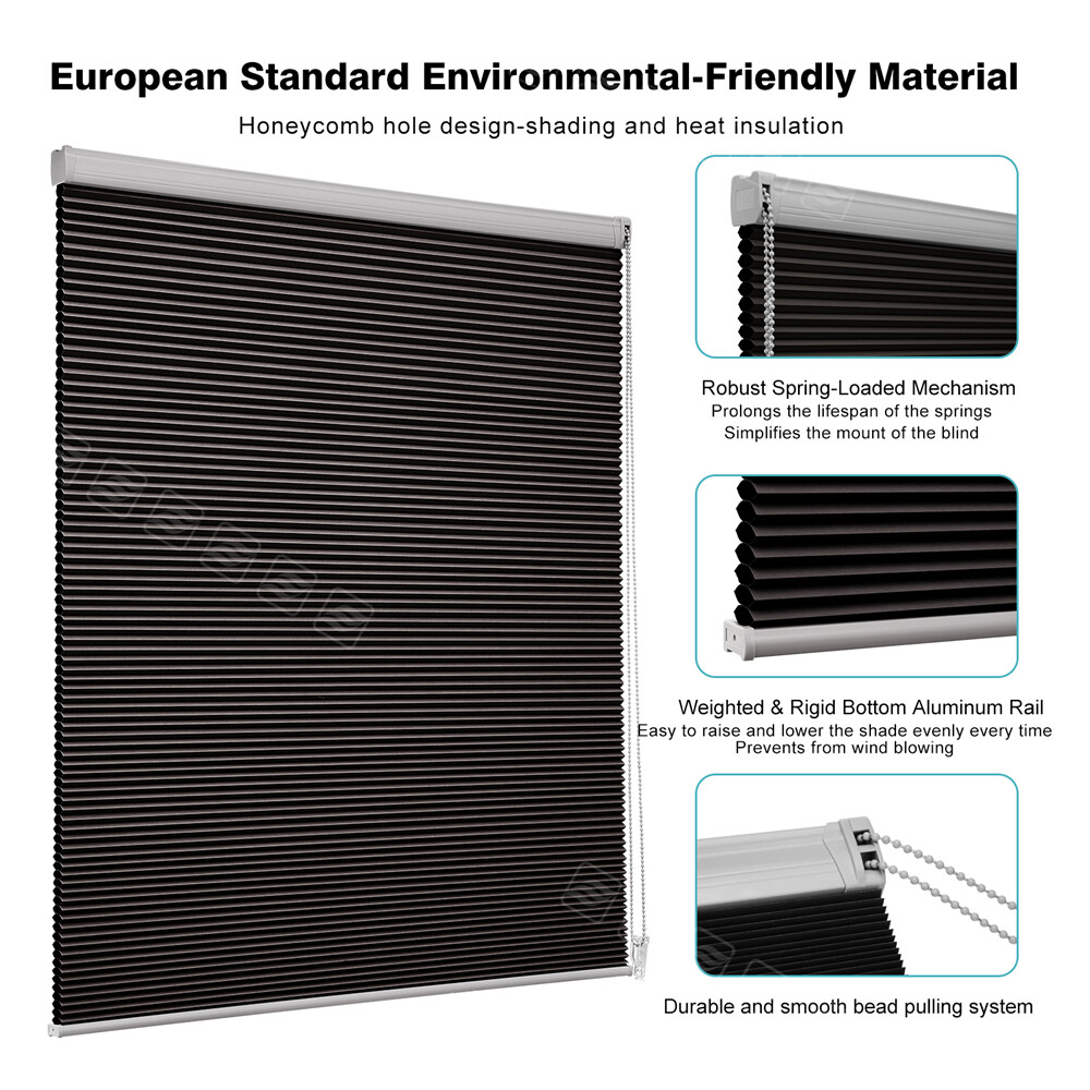 Changshade CUSTOM CUT Cellular Shades 25MM Blackout Corded Window Blinds
