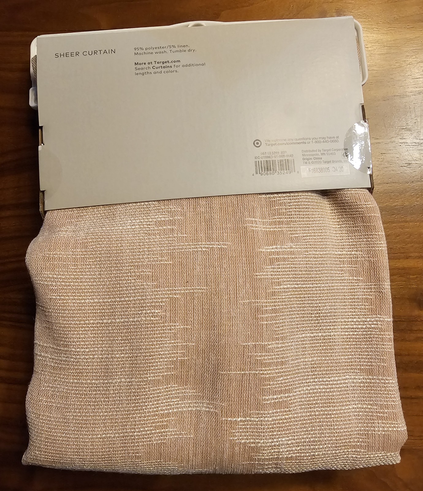 Project 62 Light Filtering Curtain Panel 54×84 Blush Pink Textured Target