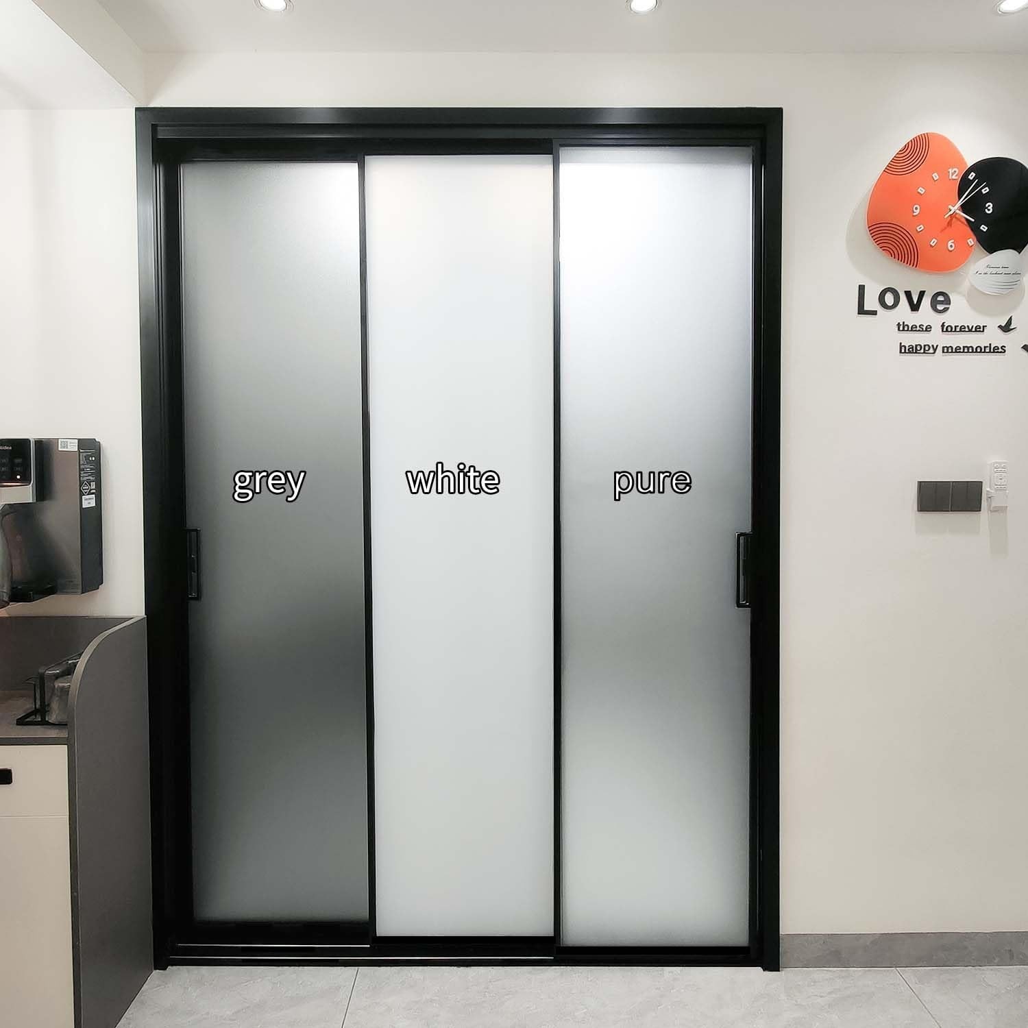 17.5×78.7 Inch Decorative Window Film – Easy Install Privacy Film for Renters