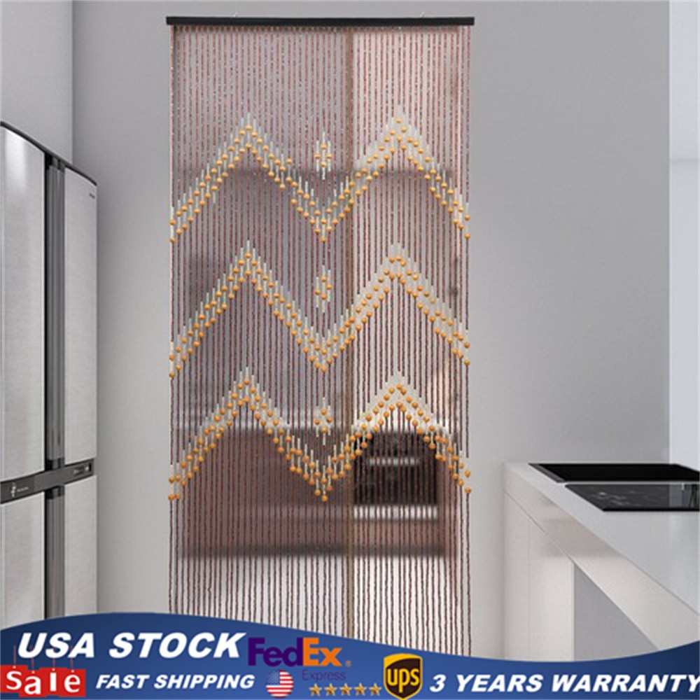 Natural Bamboo 52 Strands Handmade Curtain Beads Window Door Shoji Room Divider