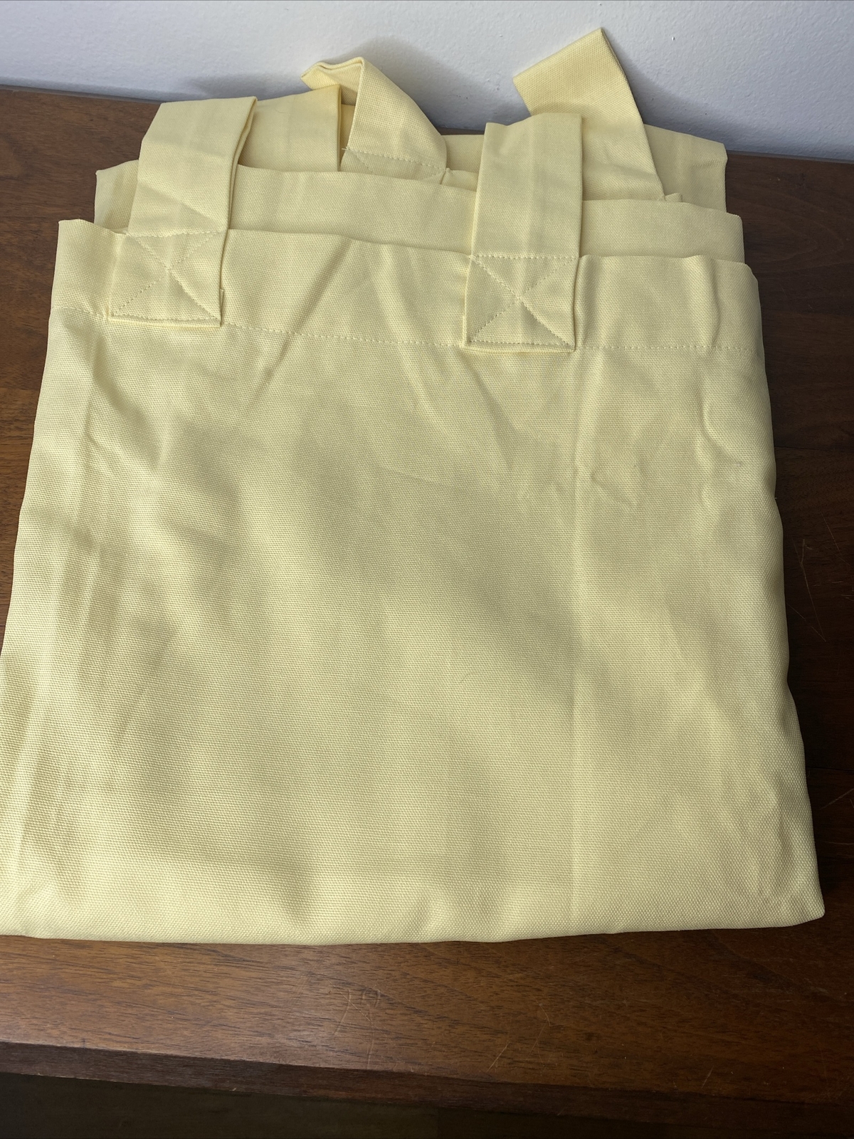 Pottery Barn Kids Yellow Tab Top Curtain Panel Cotton Unisex Kids Room 44 x 63