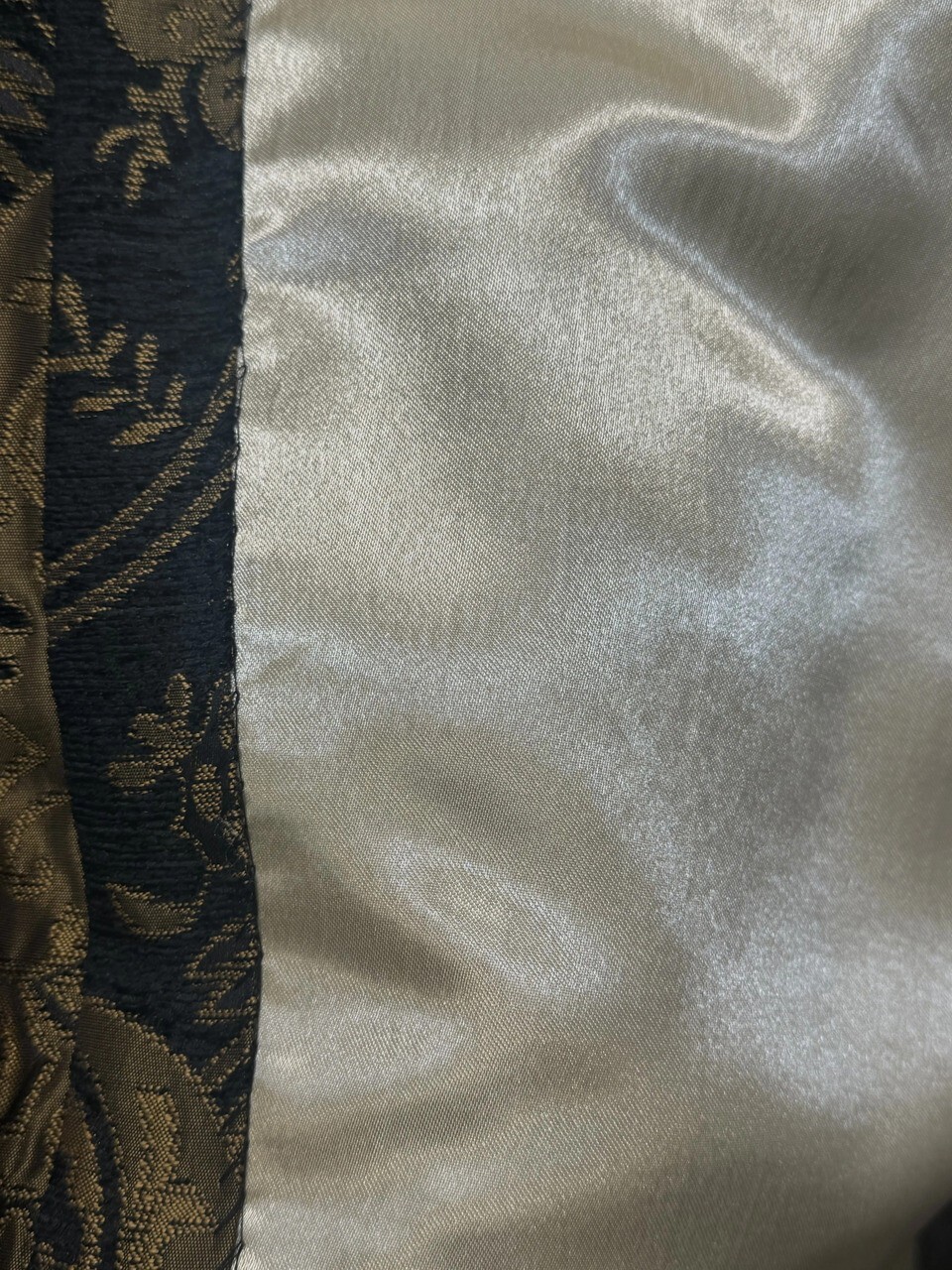 J1 Chenille Drapery Panel – Black- Rayon/Polyester- 60″ Inches W x 96″ H-J2