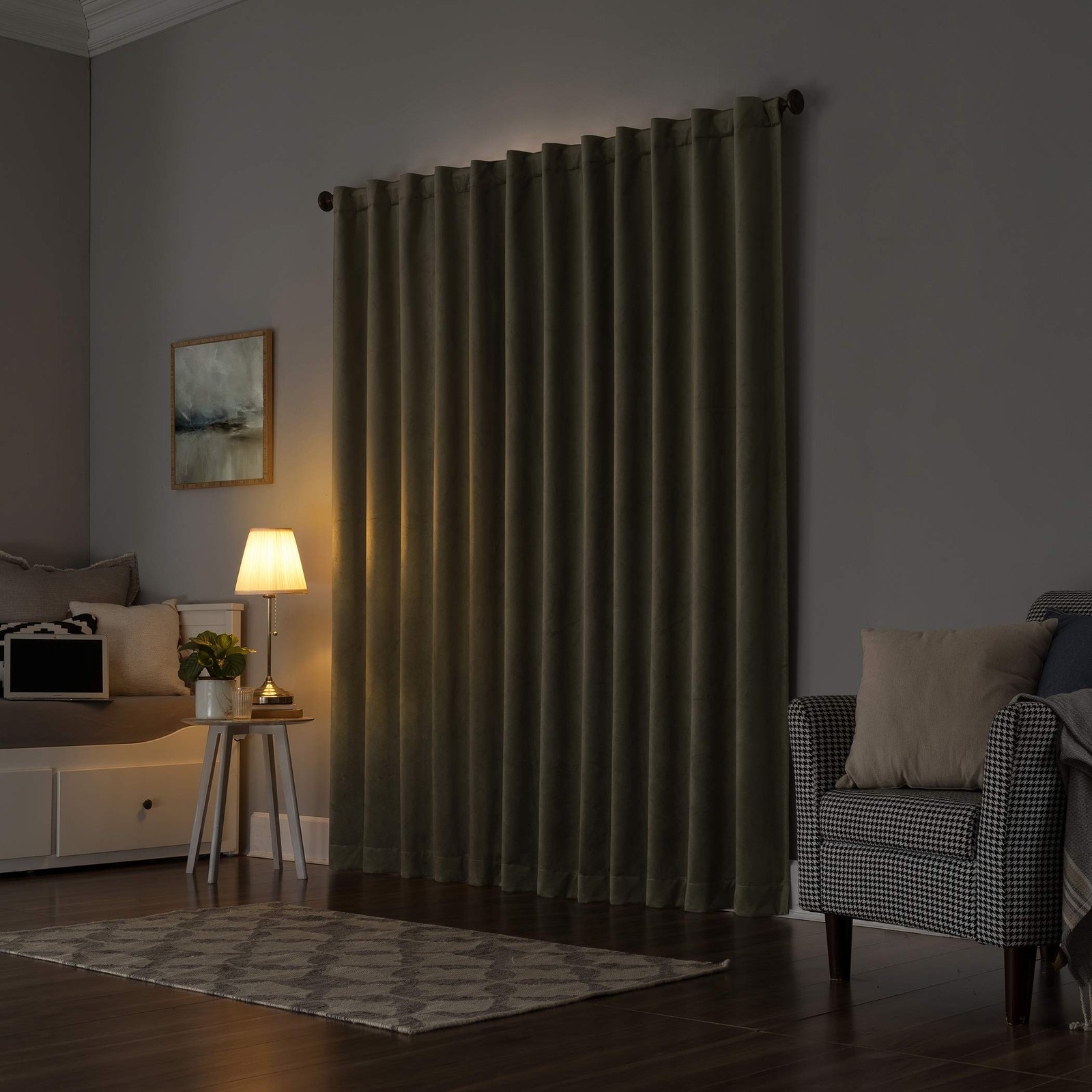 Sun Zero Hampshire Velvet Noise Reducing Thermal Extreme 100% Total Blackout …