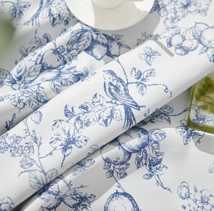 Jin Chan Window Treatment 100% Blackout Curtains 2 Panels 84”x50” Blue