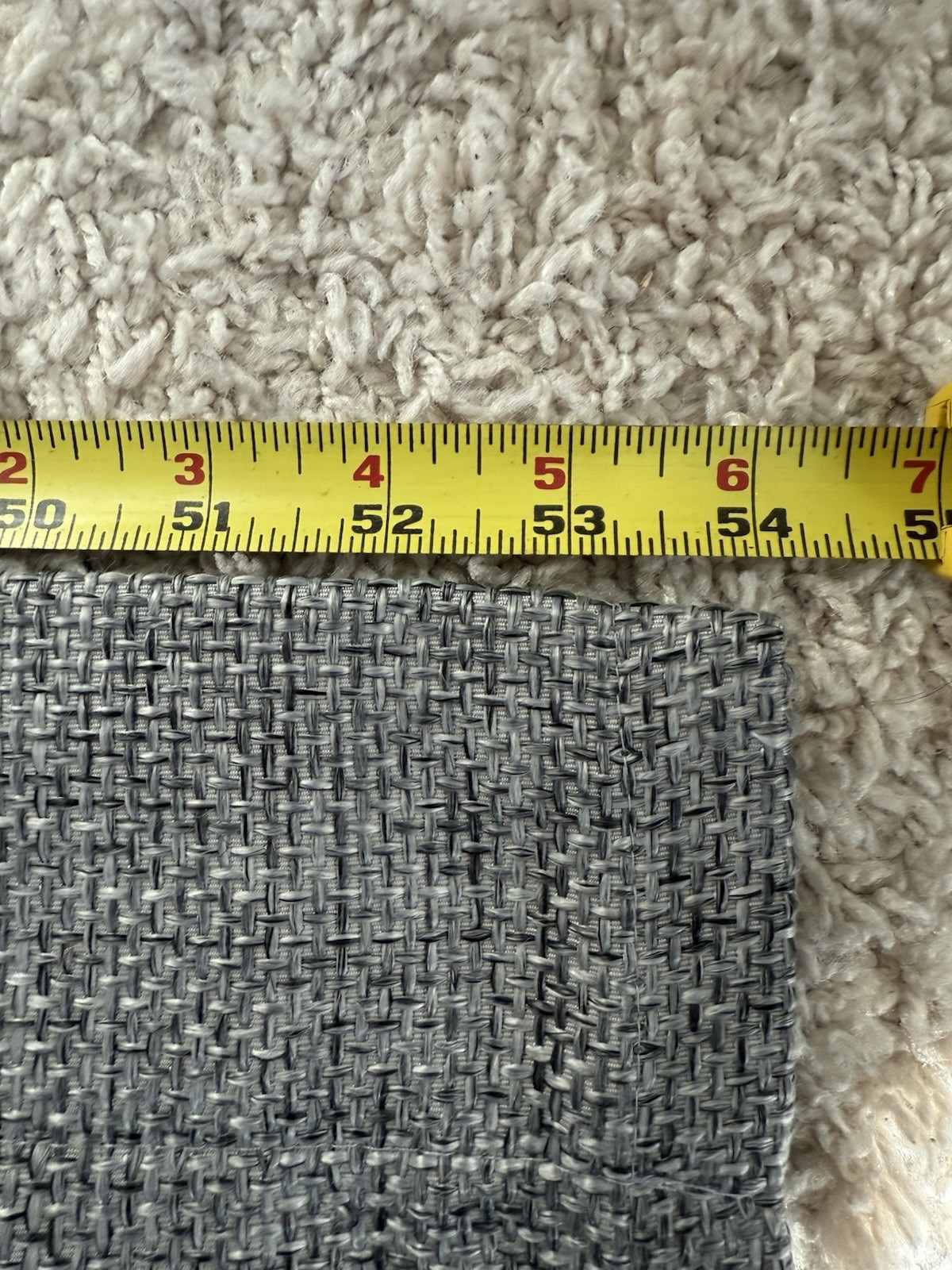 Threshold Heather Gray Textured grommet curtain