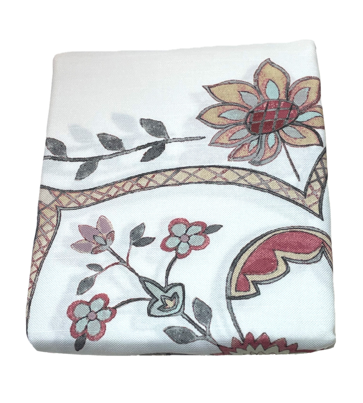 CHF Industries Farrah Panel 50″ x 95″ White Multi-Color Blush Rod Pocket