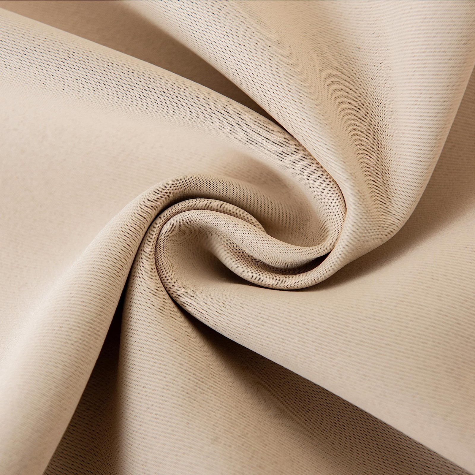 Inlinas 52 X 84 Inches Beige Blackout Curtains – Tab And Rod Pocket