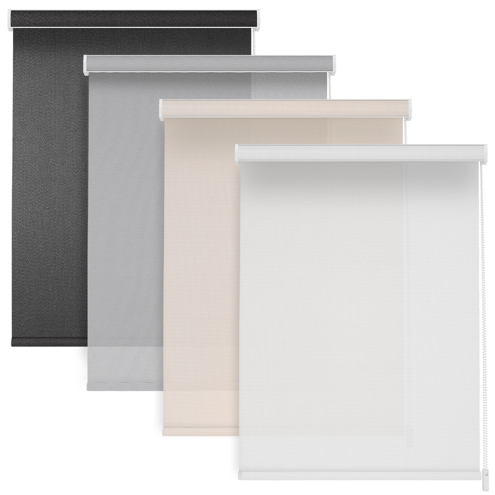 Changshade CUSTOM Made Corded Light Filtering Window Blinds Roller Shades